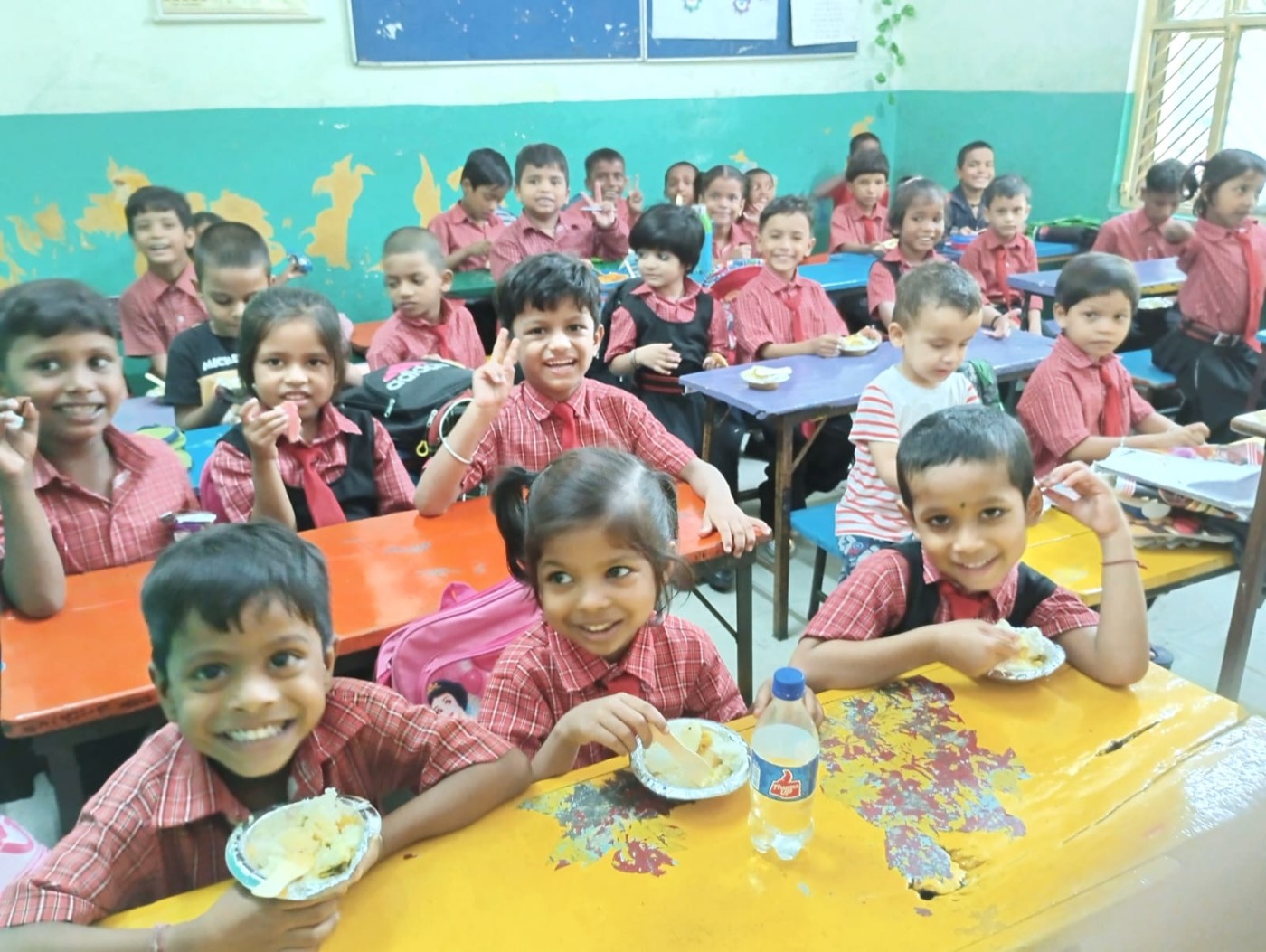 Children at Avantika Vidhya Bhavan